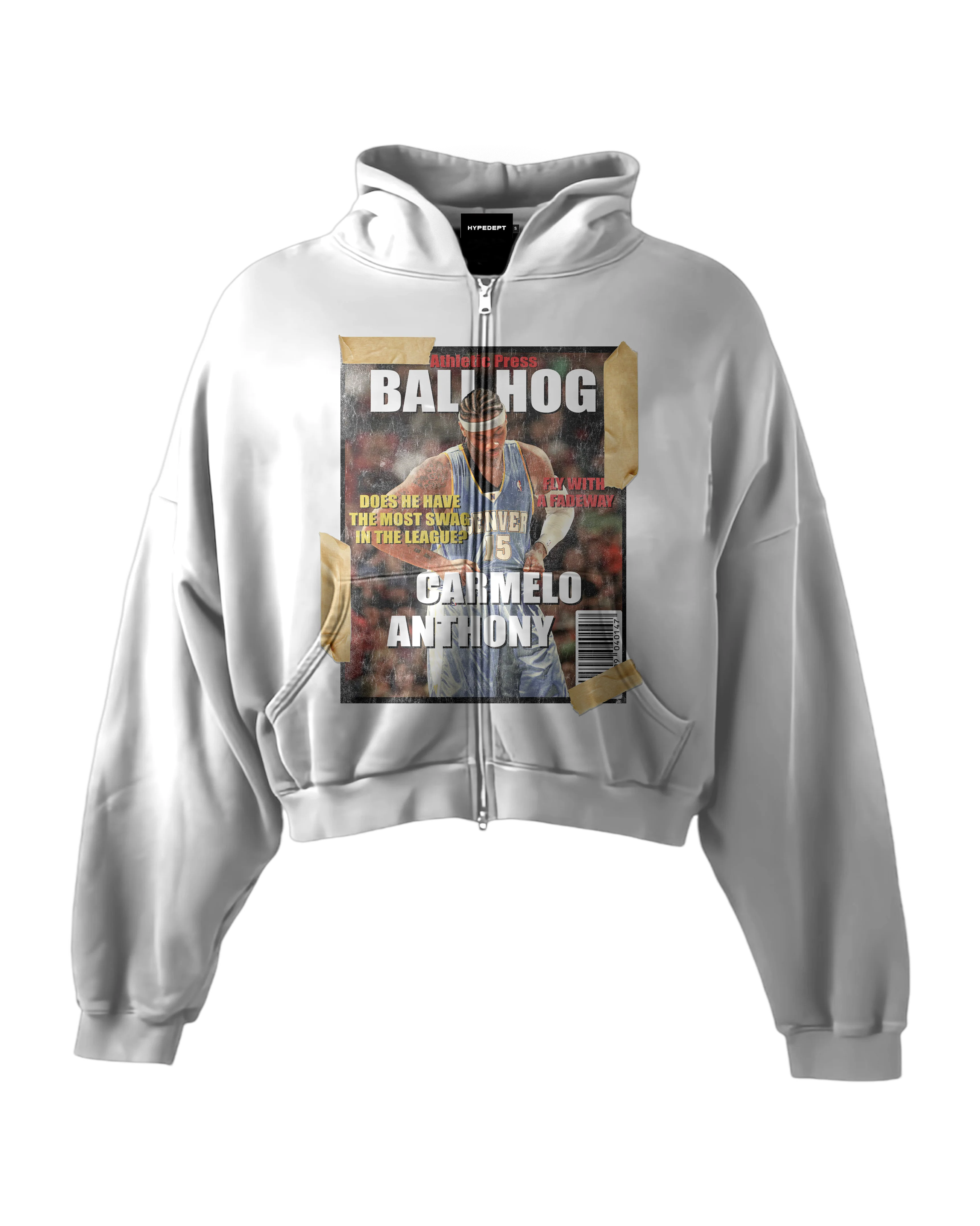 'BALLHOG' HEAVYWEIGHT BOXY ZIPUP HOODIE