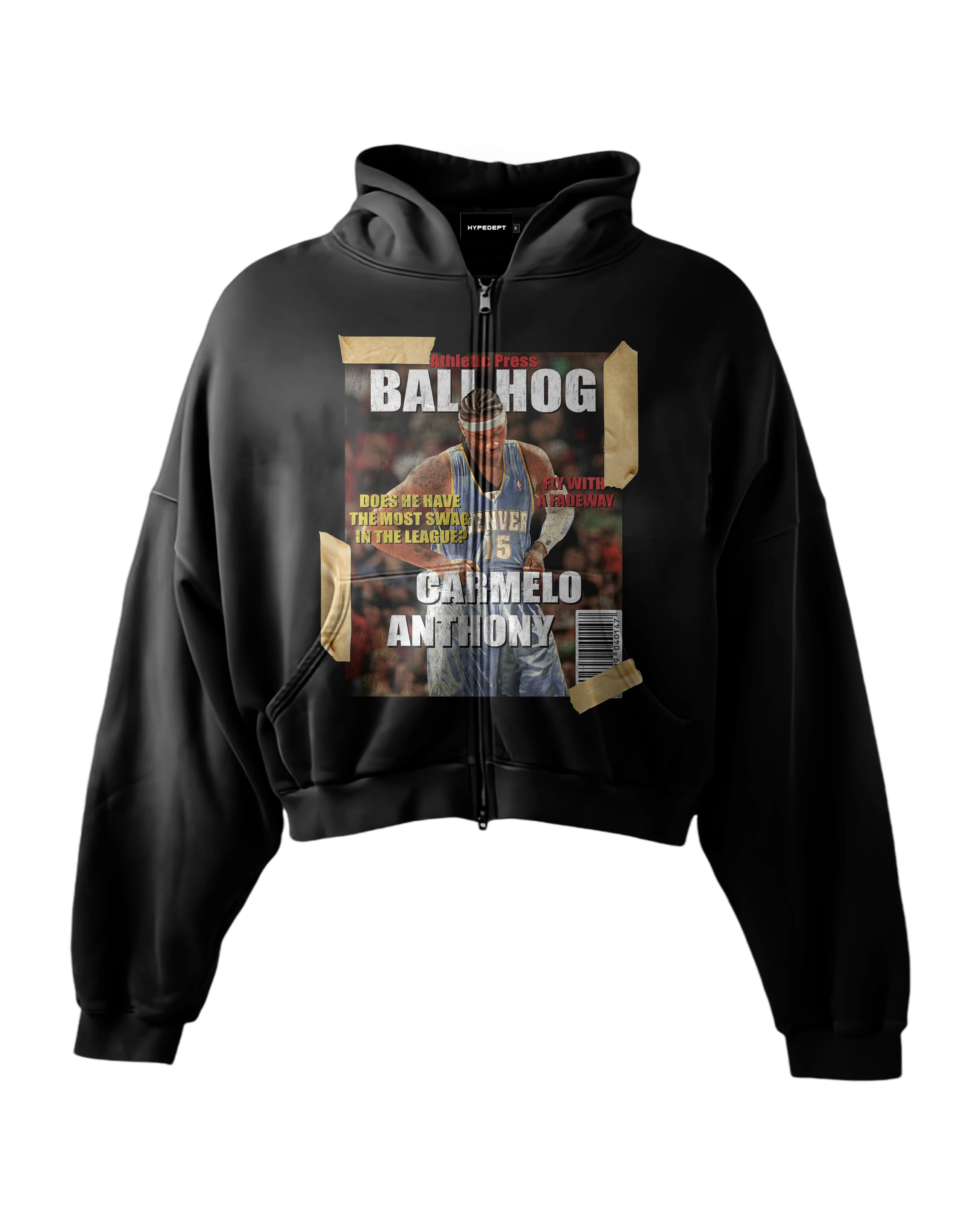 'BALLHOG' HEAVYWEIGHT BOXY ZIPUP HOODIE - Image 2