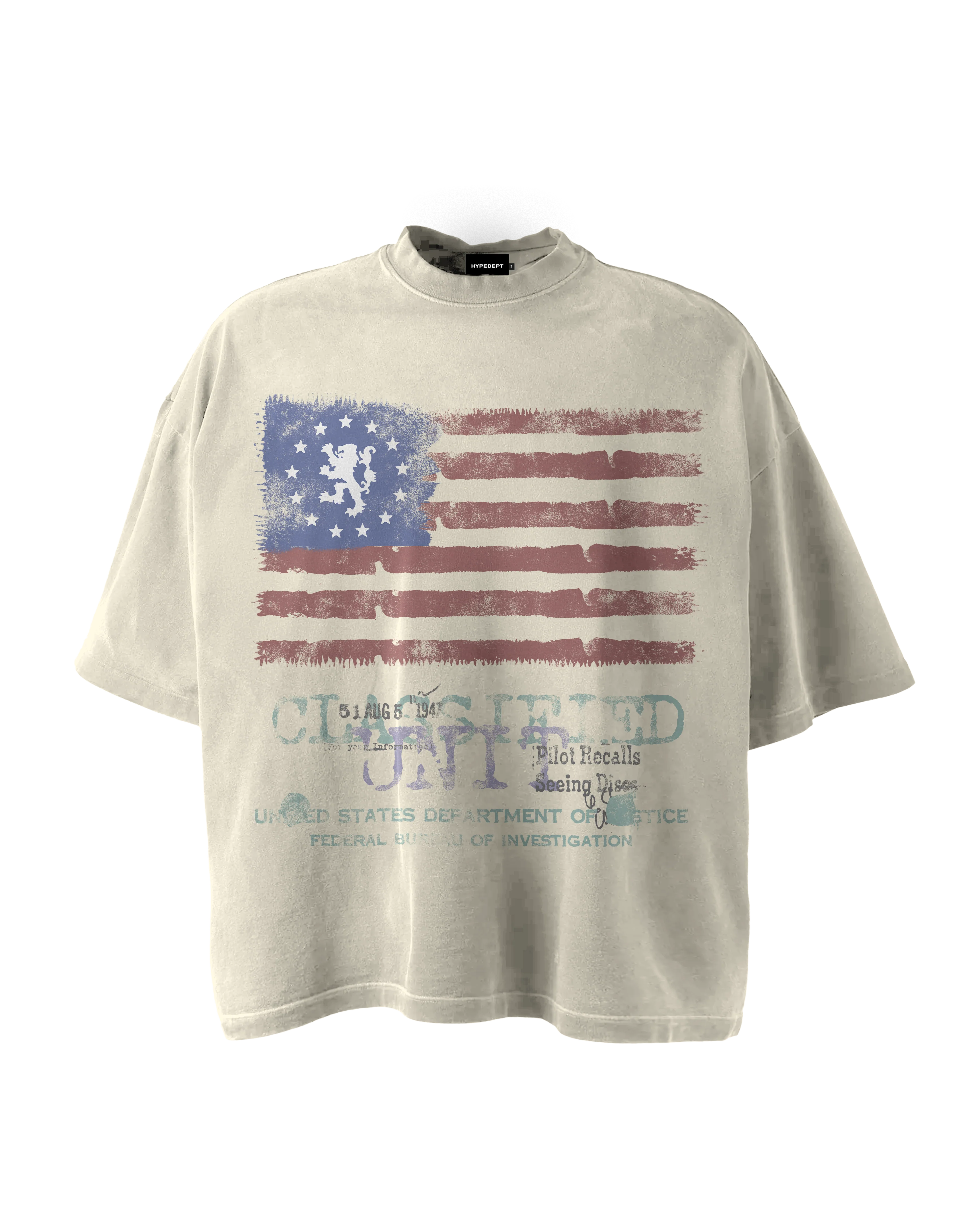 'CLASSIFIED' GRAPHIC TEE