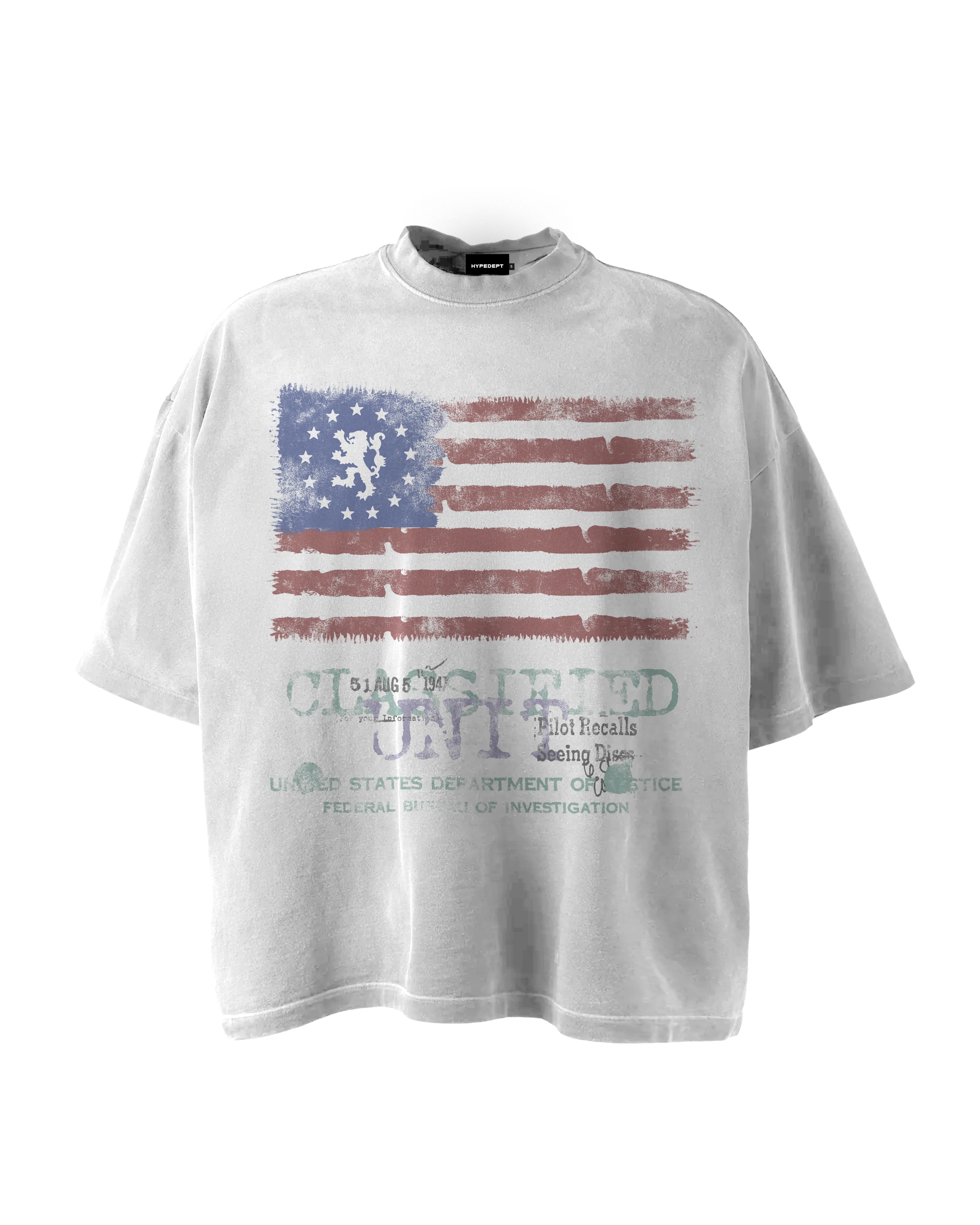 'CLASSIFIED' GRAPHIC TEE