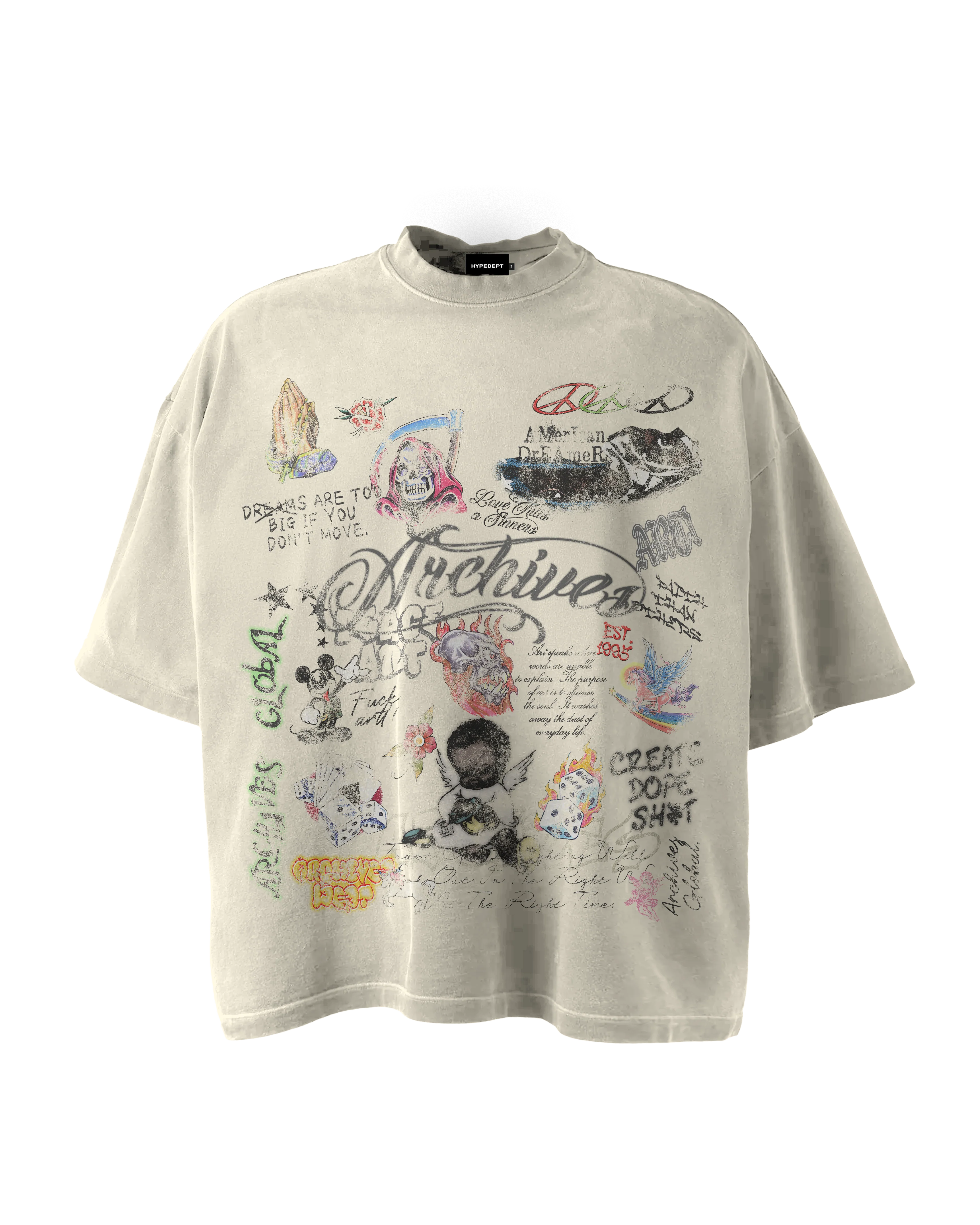 'GRAFFITI DREAMS' GRAPHIC TEE - Image 2