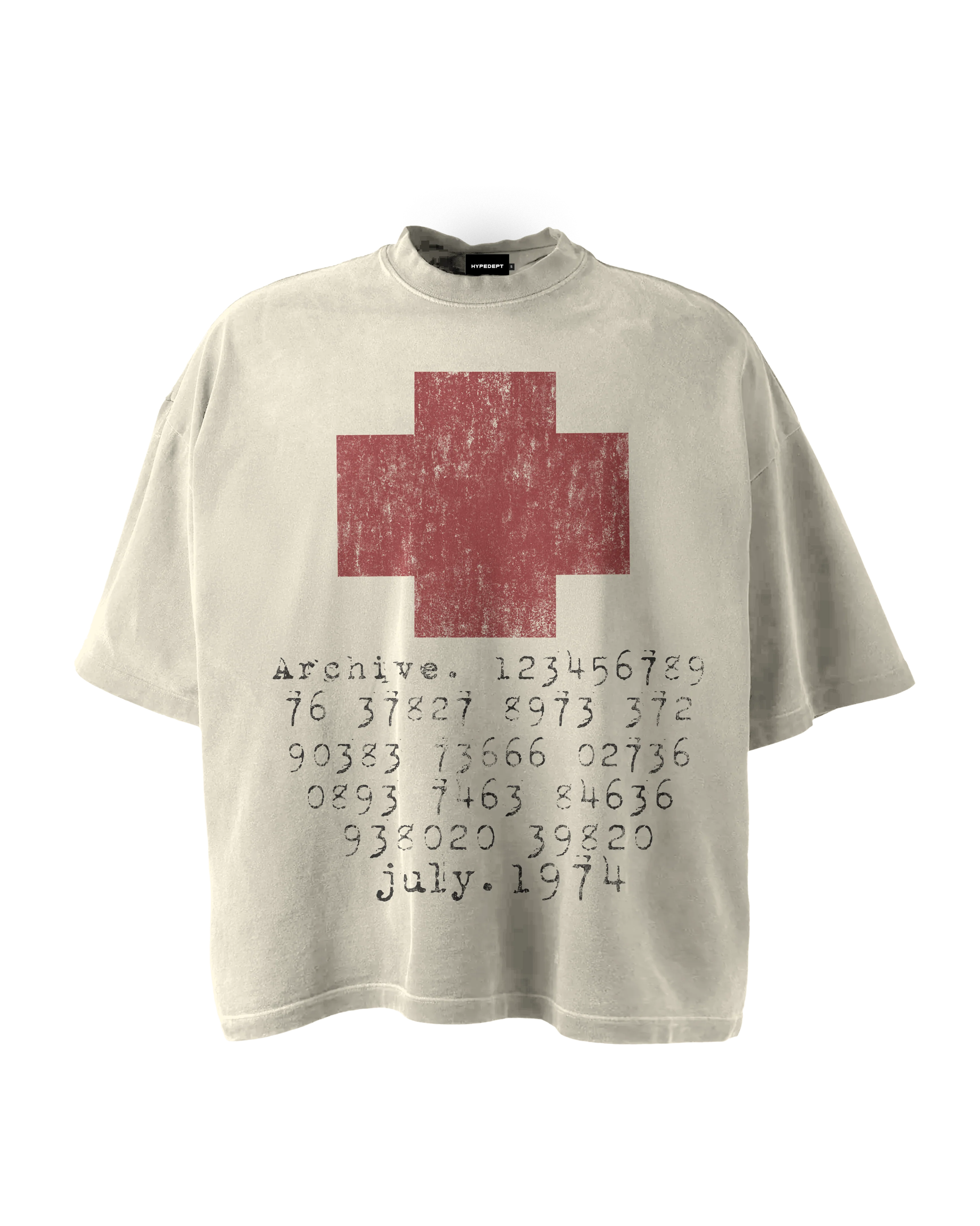 'JULY1974' GRAPHIC TEE