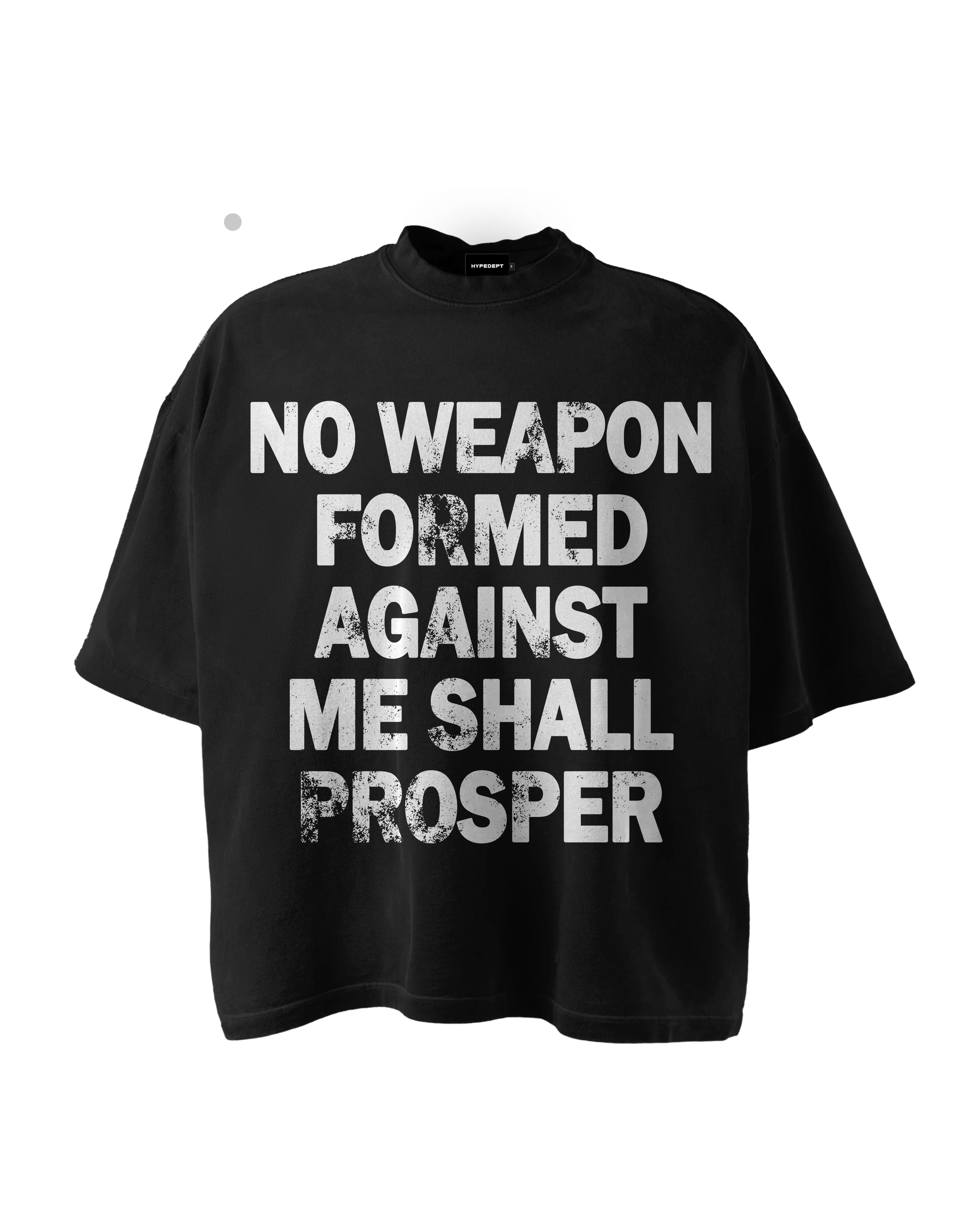 'NO WEAPON FORMED' GRAPHIC TEE