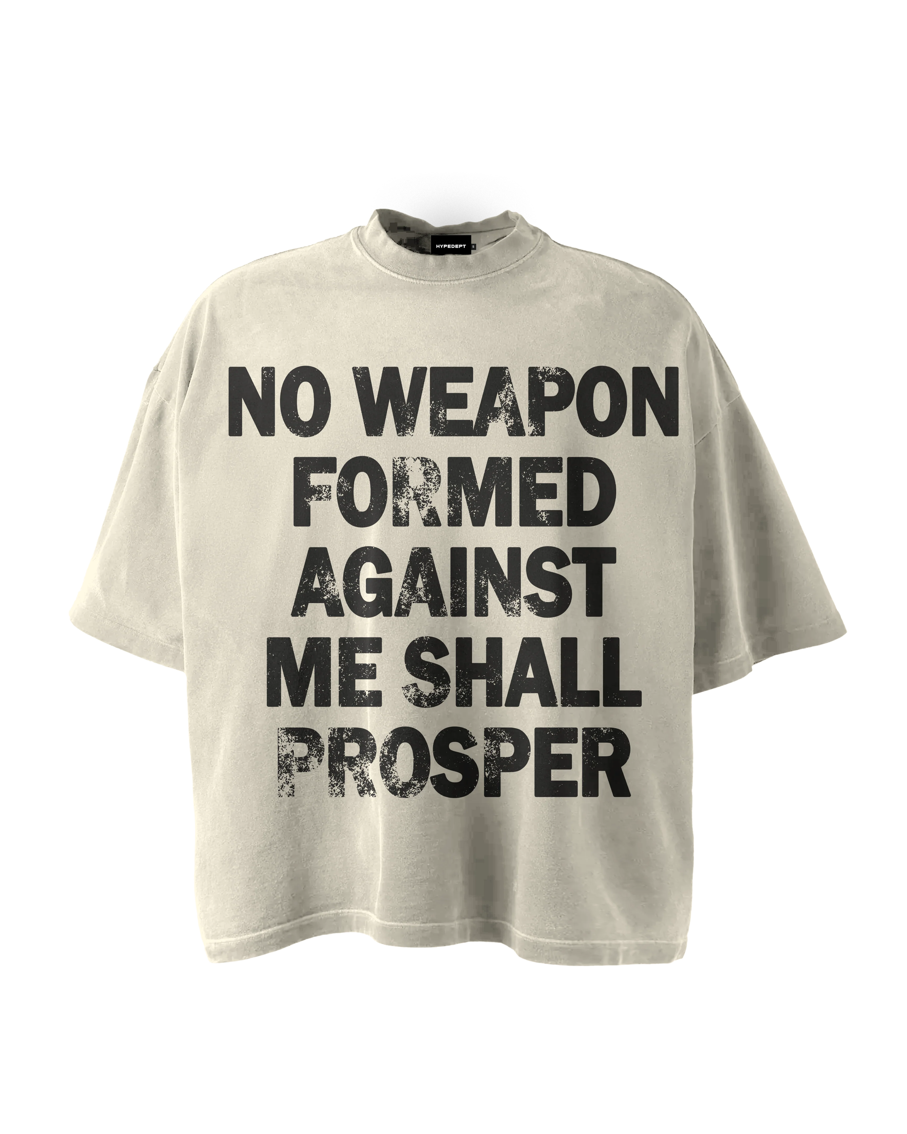 'NO WEAPON FORMED' GRAPHIC TEE