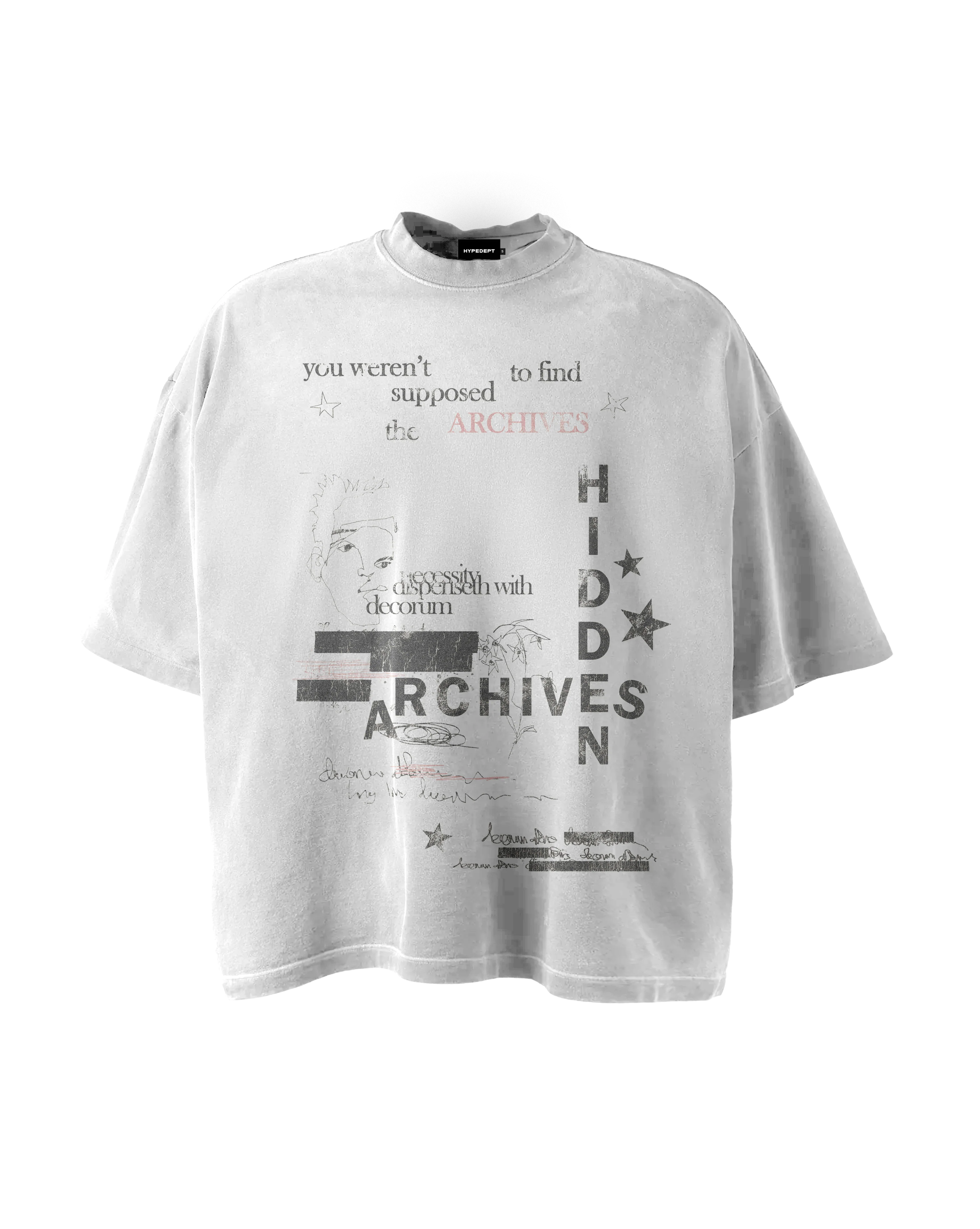 'REDACTED' GRAPHIC TEE