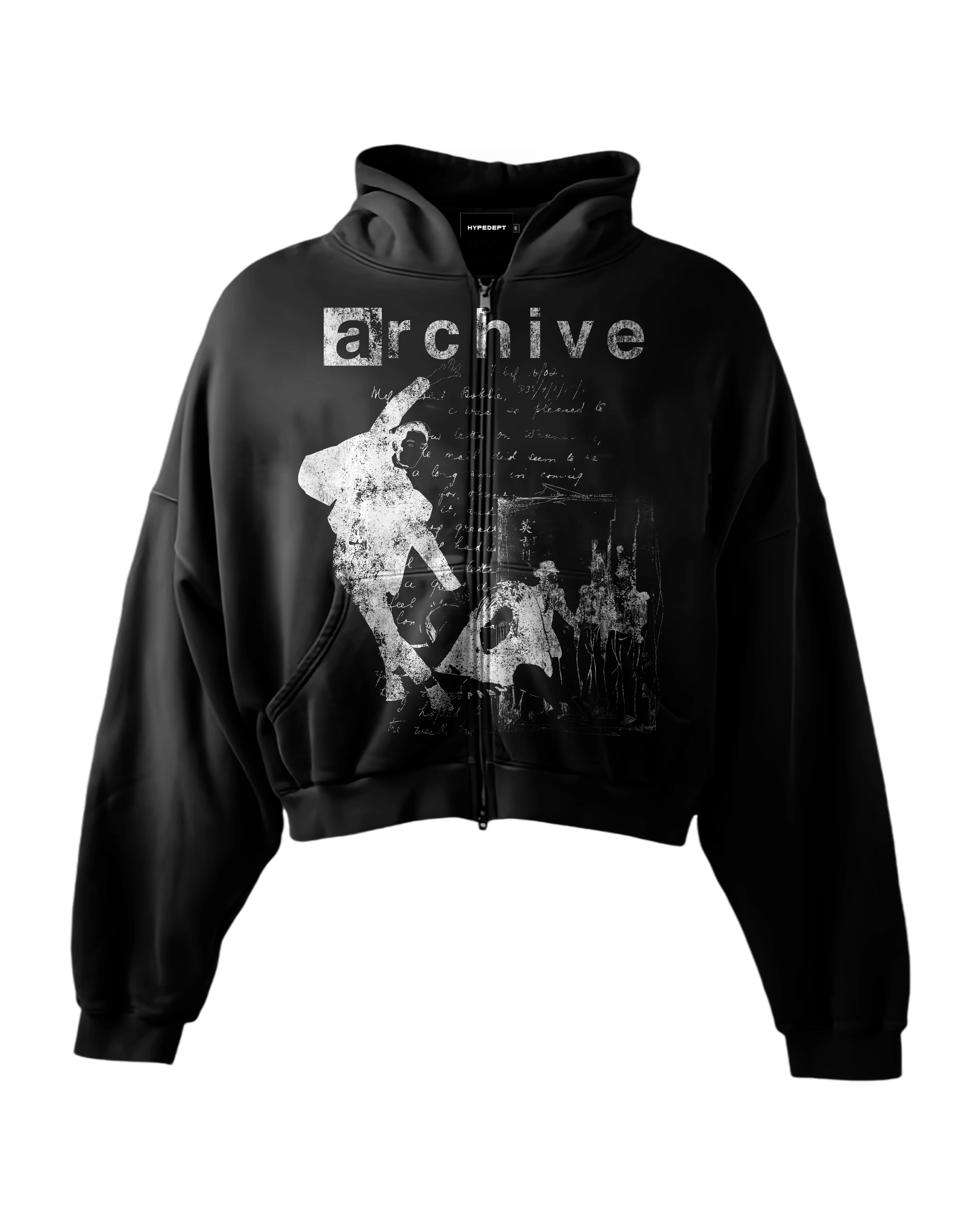 'REVENANT' HEAVYWEIGHT BOXY ZIPUP HOODIE