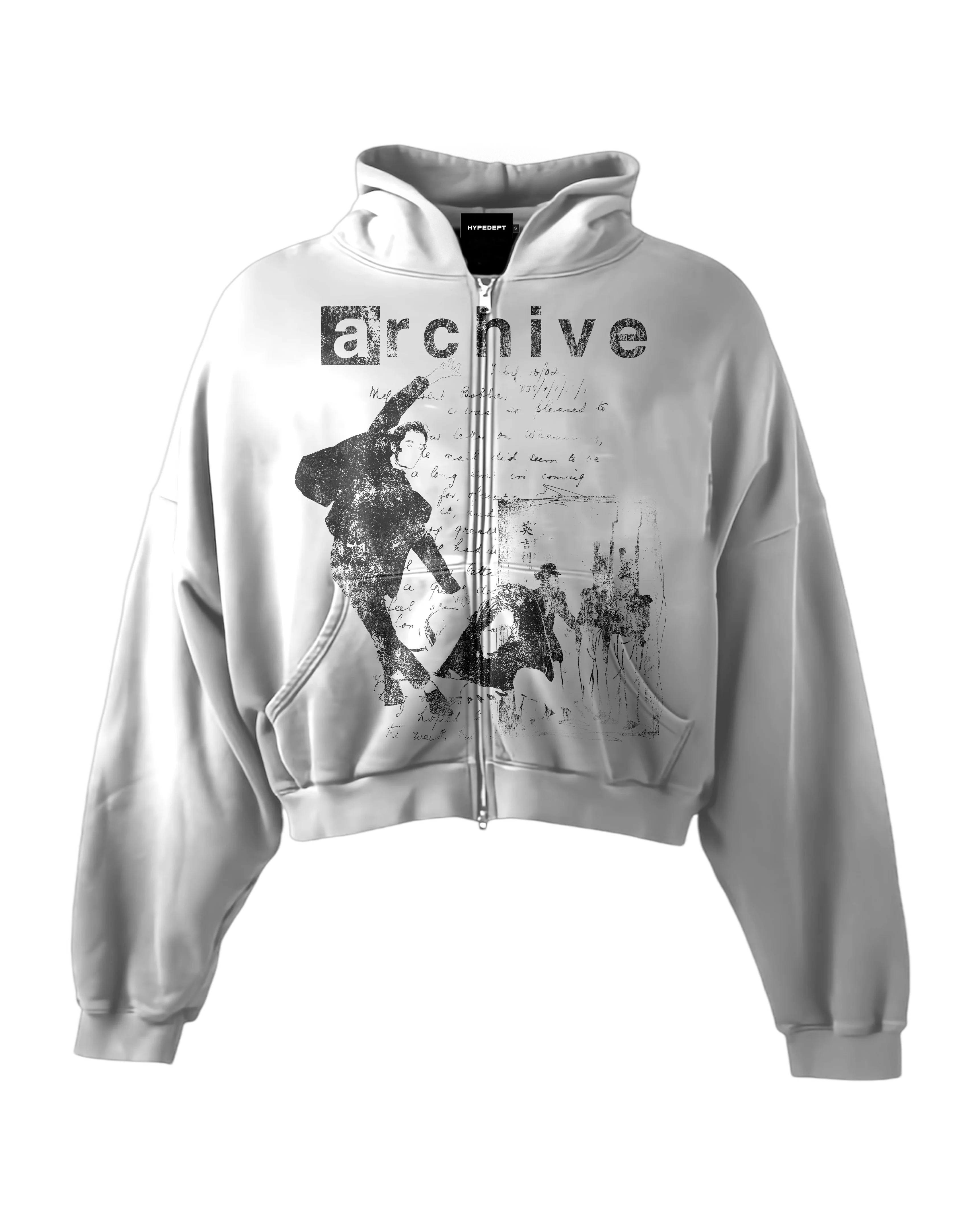 'REVENANT' HEAVYWEIGHT BOXY ZIPUP HOODIE
