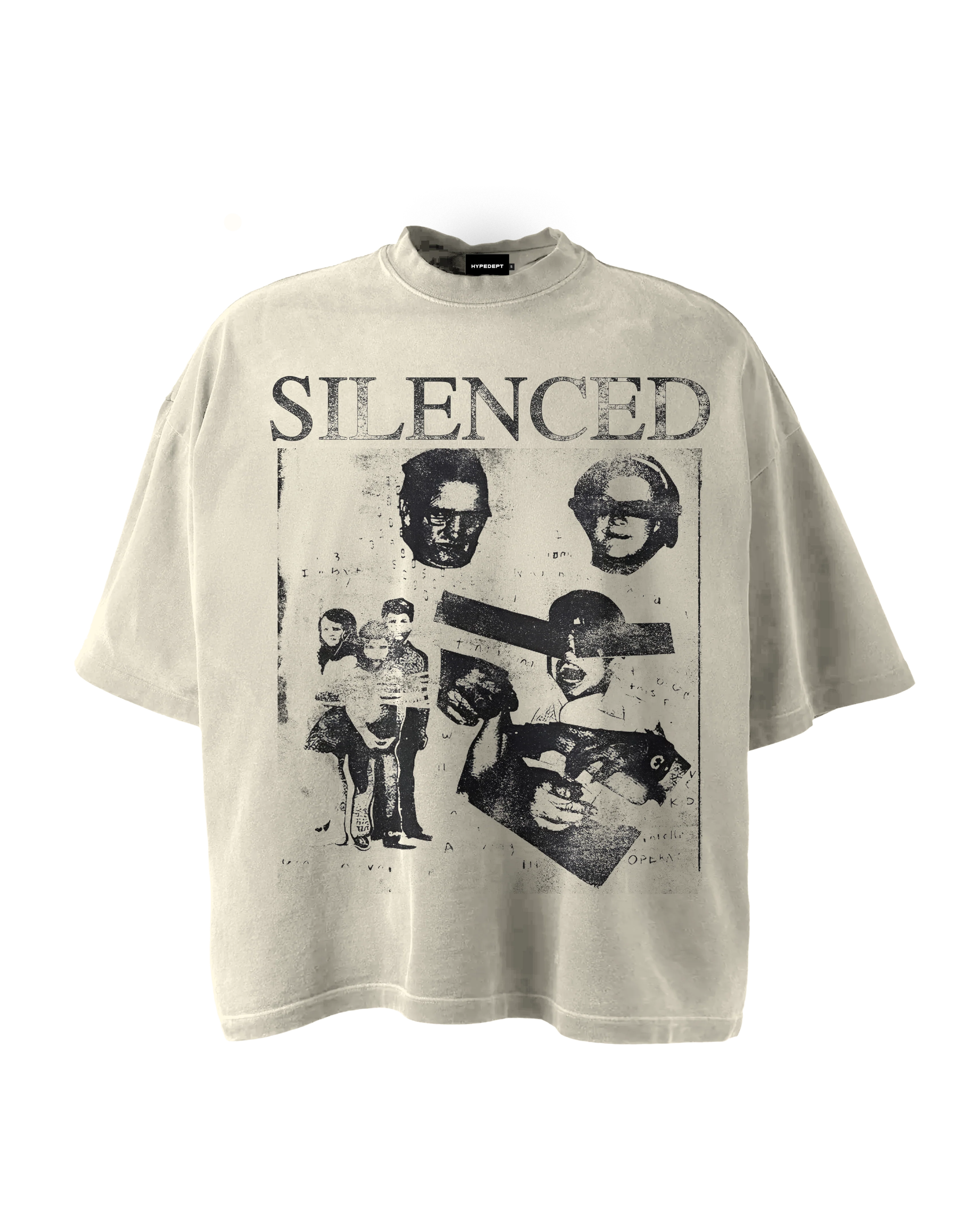 'SILENCED' GRAPHIC TEE