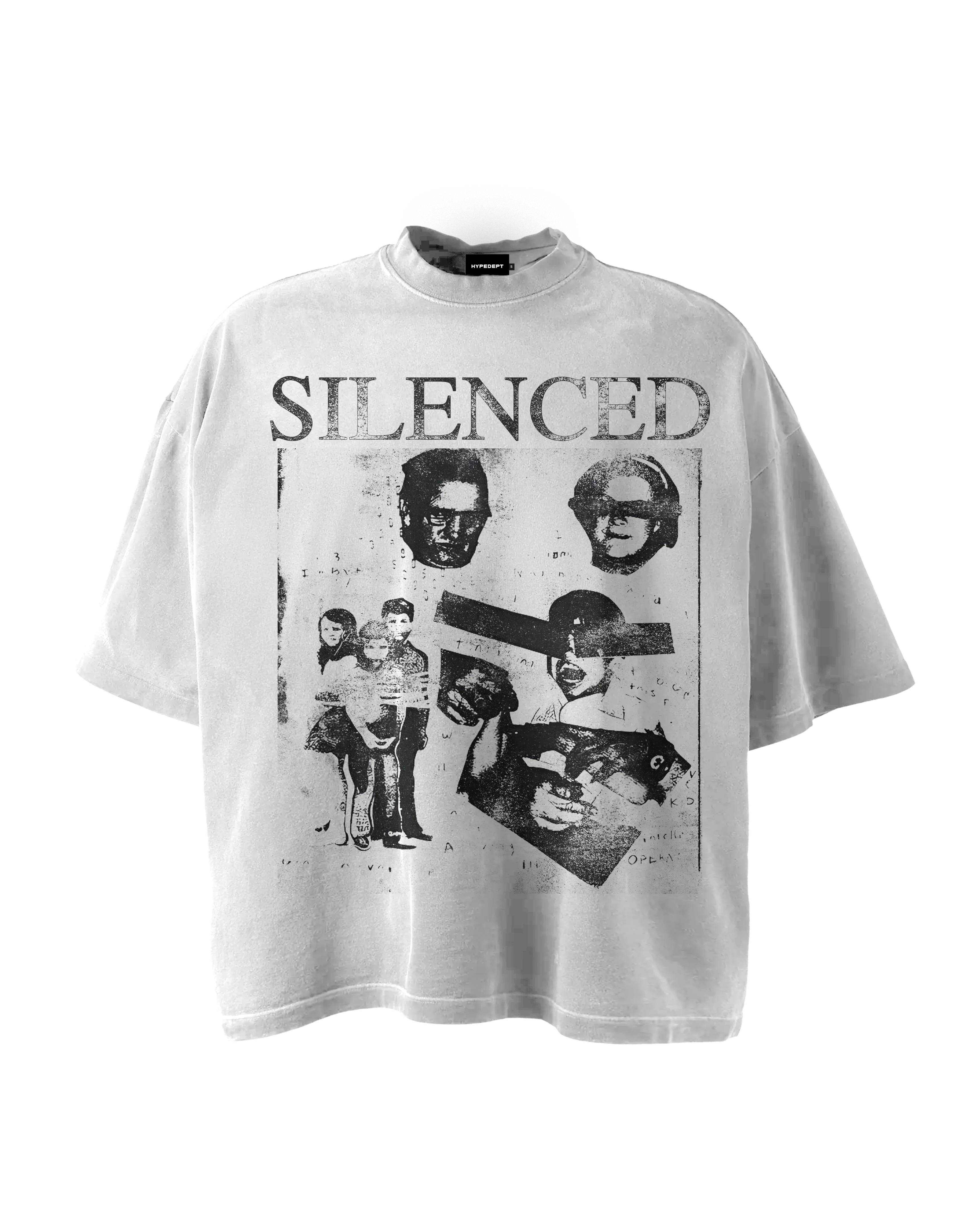 'SILENCED' GRAPHIC TEE